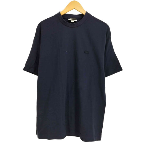 ラコステ LACOSTE ロゴパッチ 鹿の子 クルーネックTシャツ メンズ S