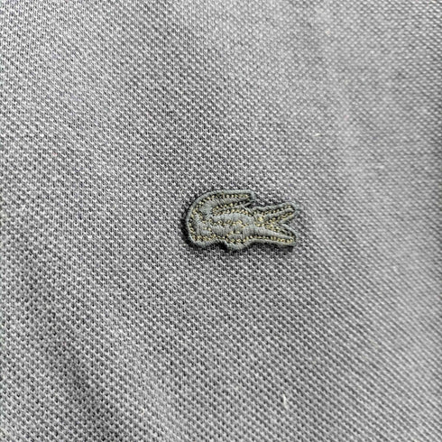 ラコステ LACOSTE ロゴパッチ 鹿の子 クルーネックTシャツ メンズ S