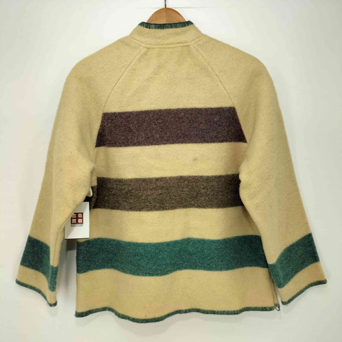 ウールリッチ WOOLRICH WOMAN 70-80S USA製 ブランケット プルオーバージャケット レディース import:M