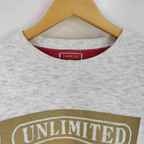 マルボロ Marlboro UNLIMITED ロゴプリント トカゲ刺繍 クルーネック スウェット メンズ import:L