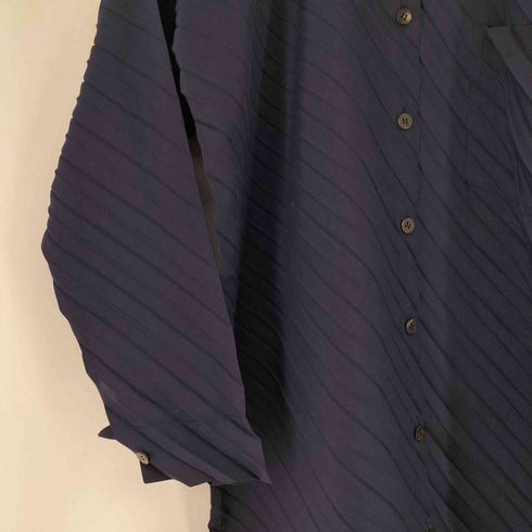イッセイミヤケミー ISSEY MIYAKE me ANGLE PLEATS SHIRT レディース