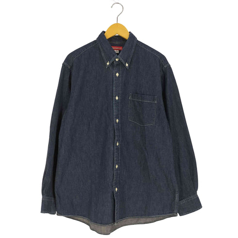 ユニオンベイ UNIONBAY ボタンダウン デニムシャツ メンズ import:XL