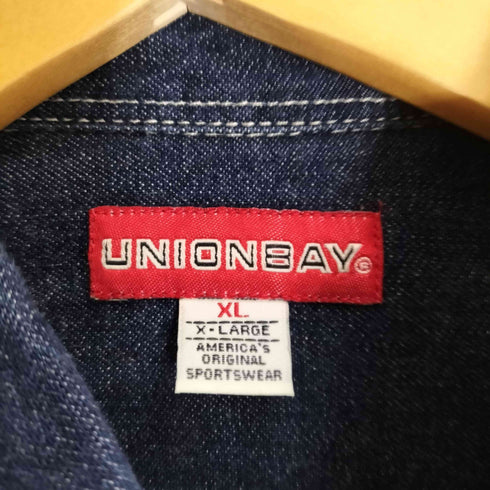 ユニオンベイ UNIONBAY ボタンダウン デニムシャツ メンズ import:XL