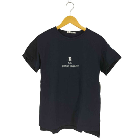 blancvert Bonne journee プリント Tシャツ レディース 40