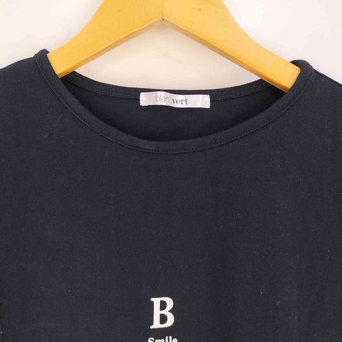 blancvert Bonne journee プリント Tシャツ レディース 40