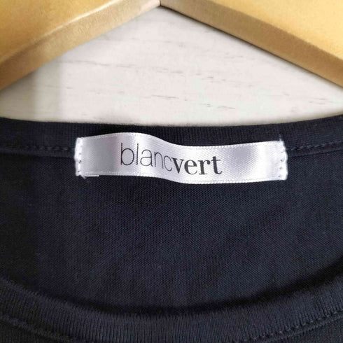blancvert Bonne journee プリント Tシャツ レディース 40