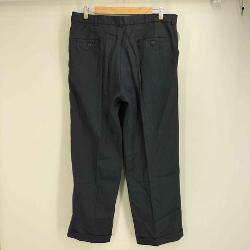 ブルックスブラザーズ 346 BROOKS BROTHERS 90-00s 2タック センタープレスリネンスラックス メンズ W36 L30