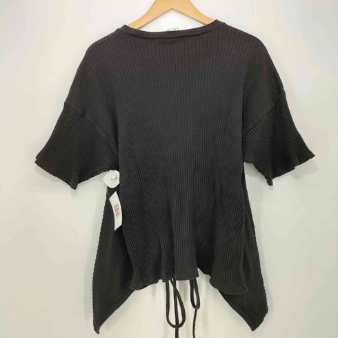 ベースレンジ BASERANGE リブニット デザインカットソー レディース import:XS