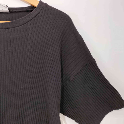 ベースレンジ BASERANGE リブニット デザインカットソー レディース import:XS