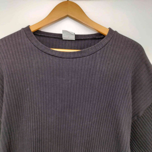 ベースレンジ BASERANGE リブニット デザインカットソー レディース import:XS