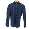 ルイジボレッリ LUIGI BORRELLI イタリア製 リネン混 L/S レギュラーシャツ メンズ import:S