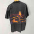 シグナルスポーツ SIGNAL SPORTS 90S ©1992 MADE IN USA HAWAII ボルケーノプリント S/S Tシャツ メンズ import:XL