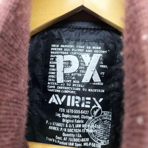 アヴィレックス AVIREX キルティング 中綿ジップジャケット Y2K レディース JPN:M