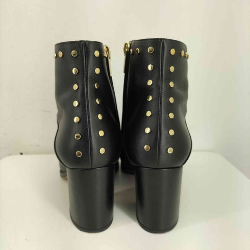 ジミーチュウ JIMMY CHOO スタッズ加工 レザー ショートブーツ レディース 39 1/2