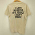 70S Hanes Beefy-Tボディ USA製 三角タグ キャラクター プリント メッセージ プリント S/S Tシャツ メンズ import:M
