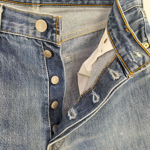 リーバイス Levis 97製 501ストレートデニムパンツ ボタン裏553 サンベニート工場 メンズ 33/36
