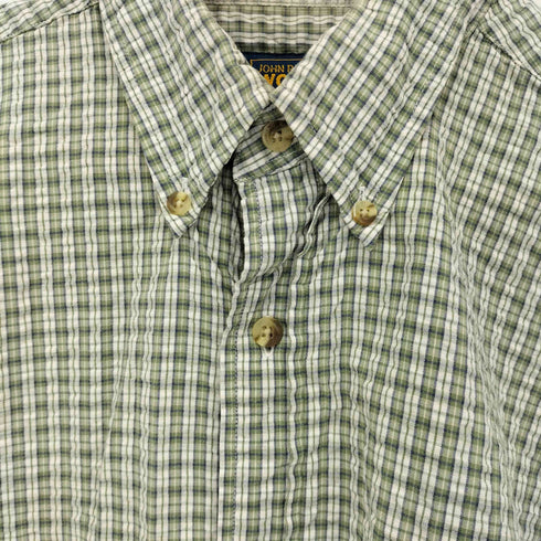 ウールリッチ WOOLRICH シアサッカーBDチェックシャツ メンズ JPN:L