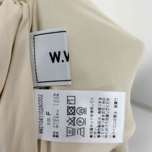 フーズフーギャラリー W.W.G 24SS ドロスト デザイン パンツ レディース FREE