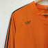 アディダス adidas 70S フランス製 Ventexタグ トレフォイルロゴ プリント サイドライン Vネック L/S Tシャツ メンズ import:S