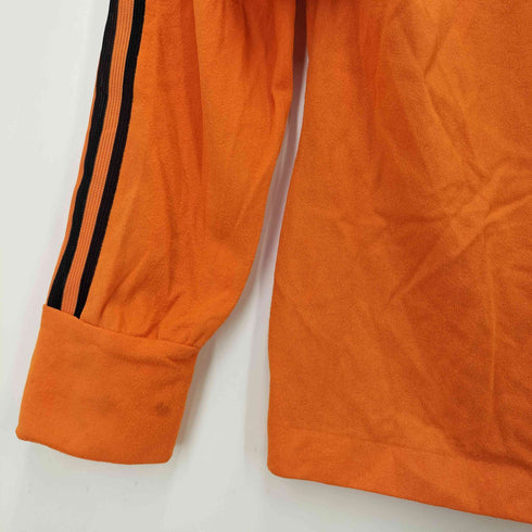 アディダス adidas 70S フランス製 Ventexタグ トレフォイルロゴ プリント サイドライン Vネック L/S Tシャツ メンズ import:S