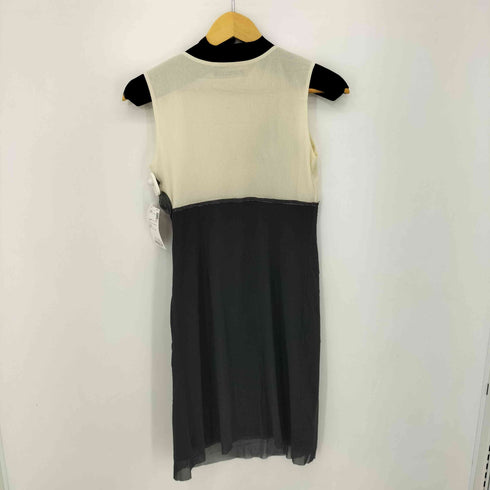 ヴィヴィアンタム VIVIENNE TAM Vネック刺繍パワーネットノースリーブワンピース レディース JPN:0