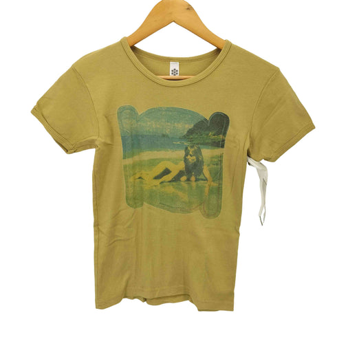 American Apparel Classic Girl ボディ USA製 フォト グラフィック S/S カットソー ユニセックス Y2K レディース import:L