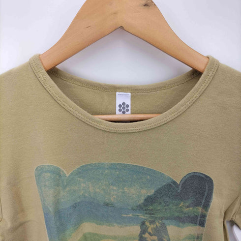 American Apparel Classic Girl ボディ USA製 フォト グラフィック S/S カットソー ユニセックス Y2K レディース import:L
