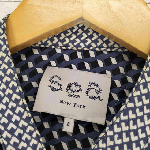 シーニューヨーク sea new york 総柄 ギャザーワンピース レディース JPN:4