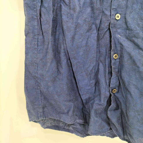 カルバンクライン CALVIN KLEIN リネン混 S/S 総柄シャツ メンズ import:M