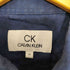 カルバンクライン CALVIN KLEIN リネン混 S/S 総柄シャツ メンズ import:M