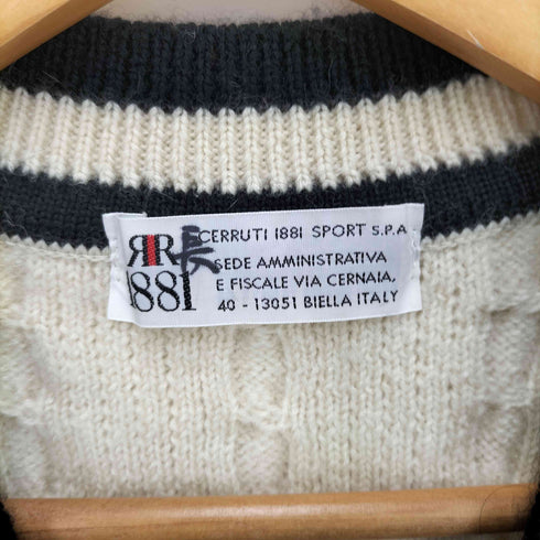 チェルッティ CERRUTI 1881 ケーブル ウール チルデン 二ット ベスト メンズ 2