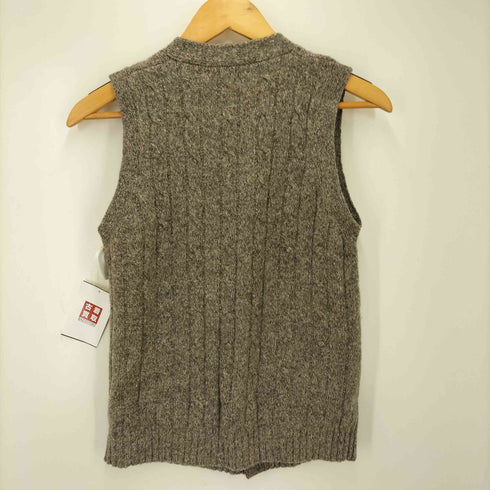 university of oxford collection クルミボタン ウール ニット ベスト メンズ import:M