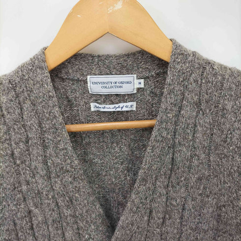 university of oxford collection クルミボタン ウール ニット ベスト メンズ import:M