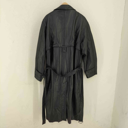 PELLE STUDIO レザーロングトレンチコート メンズ