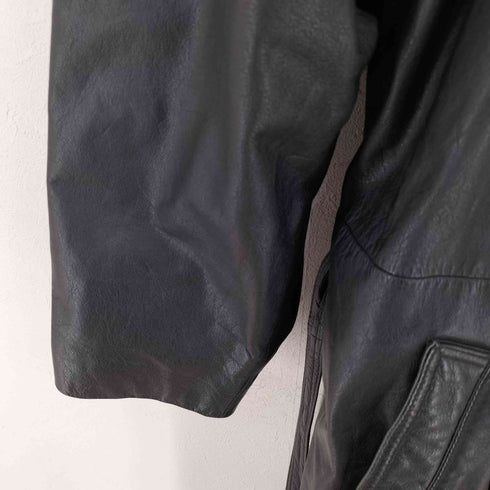 PELLE STUDIO レザーロングトレンチコート メンズ
