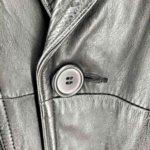 PELLE STUDIO レザーロングトレンチコート メンズ