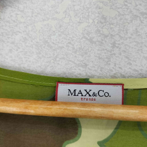 マックスアンドコー MAX & CO. trends 総柄Vネックワンピース レディース US:4