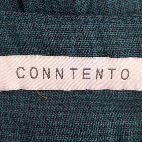 CONNTENTO ミニチドリ前開きワンピース レディース M~L