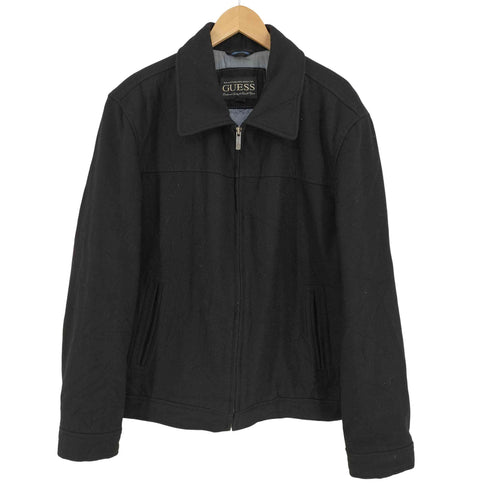 ゲス GUESS 90S ジップウールジャケット メンズ import:L