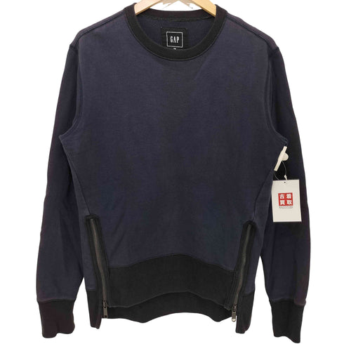 ギャップ Gap 裾ジップ バイカラー クルーネックスウェット メンズ import:XS