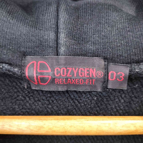 COZYGEN ロゴプリント プルオーバーパーカー メンズ JPN:3
