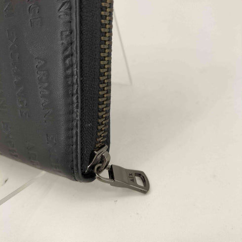 アルマーニエクスチェンジ ARMANI EXCHANGE モノグラムロゴ ラウンドジップ長財布 メンズ