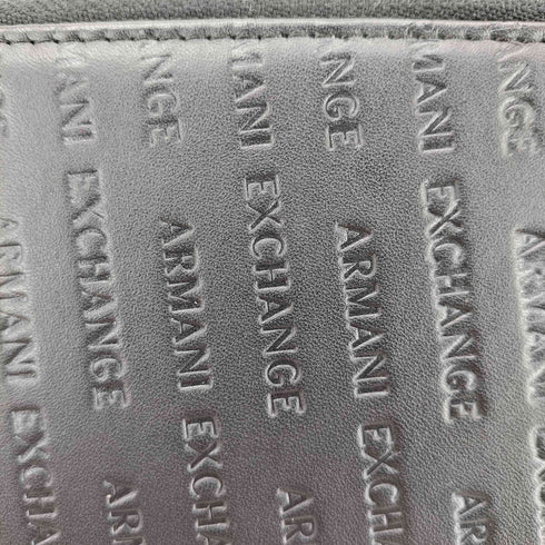 アルマーニエクスチェンジ ARMANI EXCHANGE モノグラムロゴ ラウンドジップ長財布 メンズ