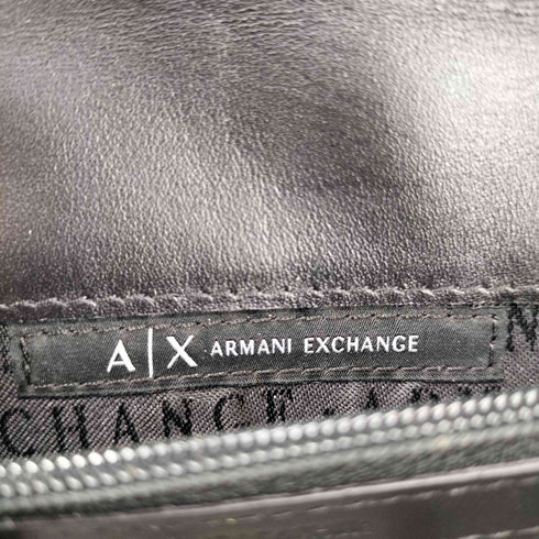 アルマーニエクスチェンジ ARMANI EXCHANGE モノグラムロゴ ラウンドジップ長財布 メンズ
