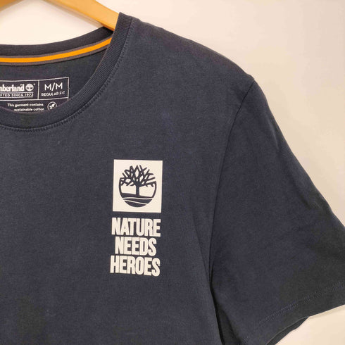ティンバーランド Timberland 両面ロゴプリント ショートスリーブクルーネックTシャツ メンズ import:M