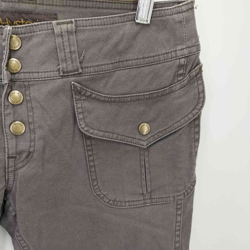 ヒステリックス HYSTERICS 00S クロップド ブッシュポケット スナップボタン パンツ Y2K レディース JPN:M