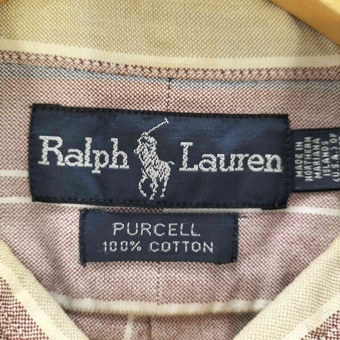 ラルフローレン RALPH LAUREN ポニー刺繍 ボタンダウンプルオーバー長袖シャツ メンズ import:M