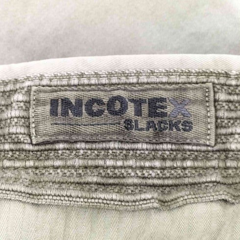 インコテックス INCOTEX SLACKS SLIM FIT ガーメントダイコットンストレッチギャバジンテーパードチノ メンズ