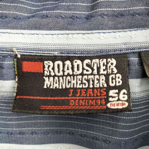 Roadster Manufacturers CB 半袖 ストライプ シャツ メンズ import:L