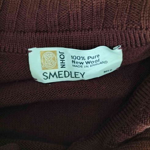 ジョンスメドレー JOHN SMEDLEY イングランド製 襟付きカーディガン メンズ